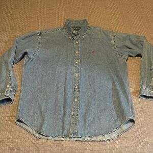 Vintage Polo Ralph Lauren Denim Button Down Shirt